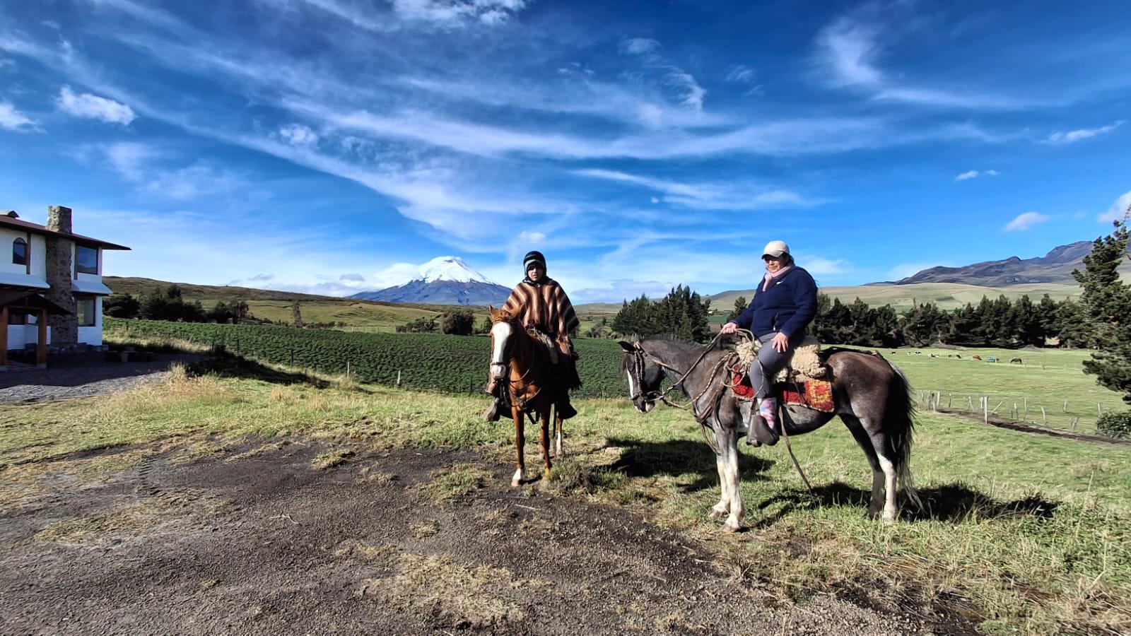 Horseback riding tour in Cotopaxi National Park Ecuador